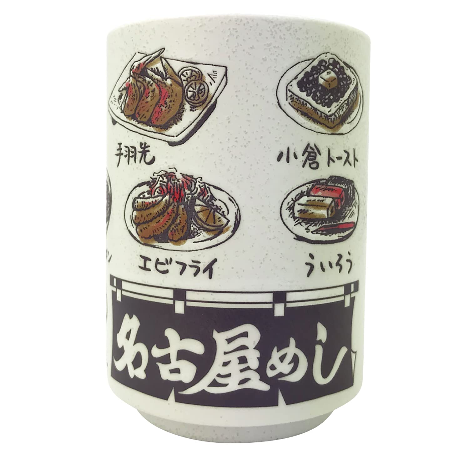 

Nagoya Meshi Teacup by Sun Fun Online Store [Teacup] Art, Gift, 270ml, Goods, белый