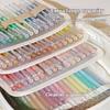 Languo Color Pen Pouch Hand Accounting Large Capacity Pen Storage Bag Can Hold 36/108 Gel Pens Case Portable Stationery Bags
