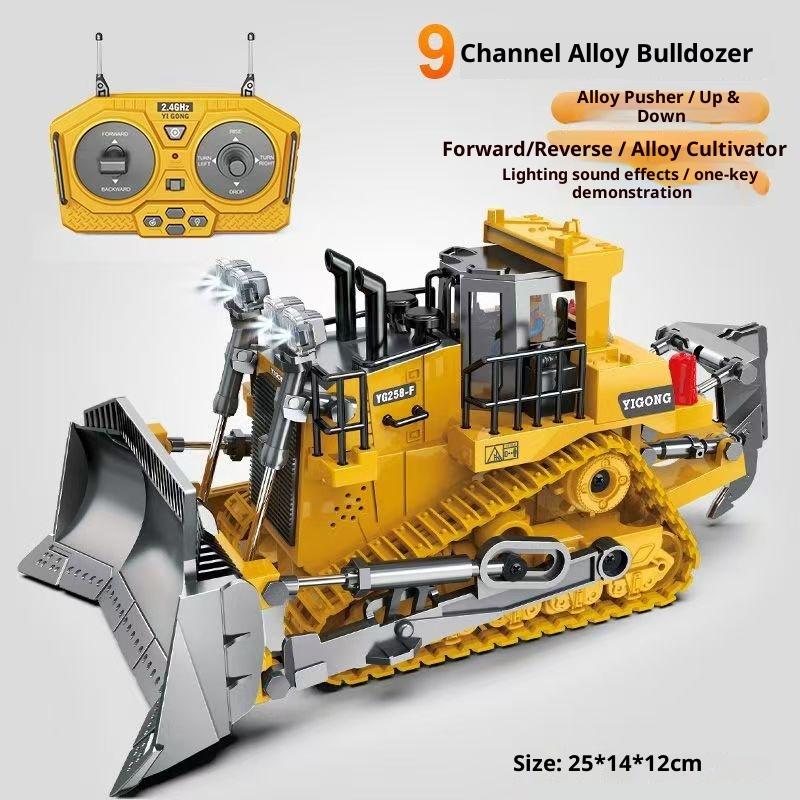 Alloy Remote-Controlled Children S Plaything Car Wireless Electric Simulation Excavator Excavator Boy Remote-Controlled Engineering Ve