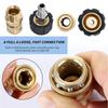 Non-slip M22 Adapter Female Swivel Quick Connect Kit Quick Disconnect Plug  High Pressure Washer