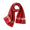 New autumn and winter scarf women's color matching double-sided wool scarf street fashion light luxury women's shawl can be