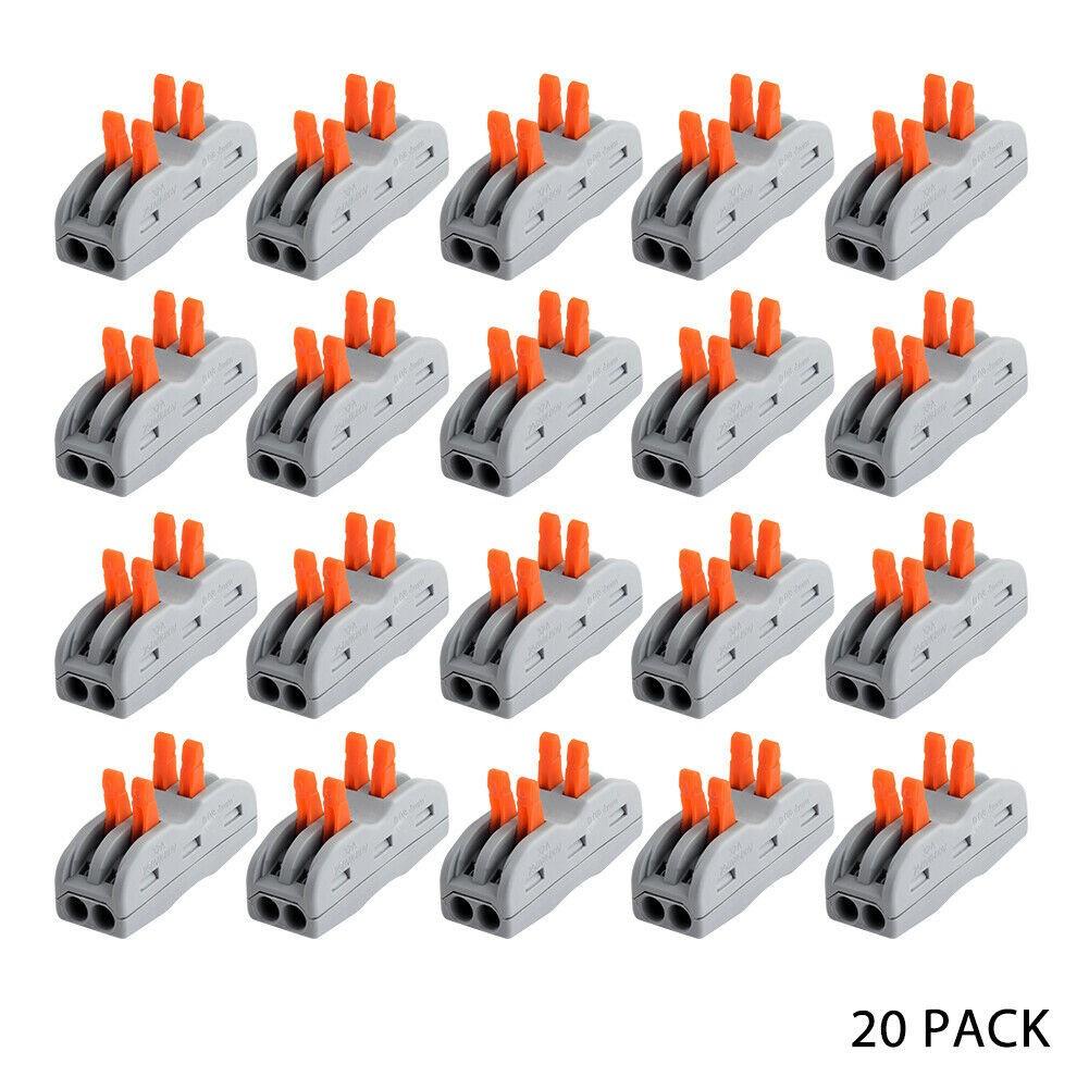 Convenient Lever Nut Connector for DIY Wire Connections Pack of 20