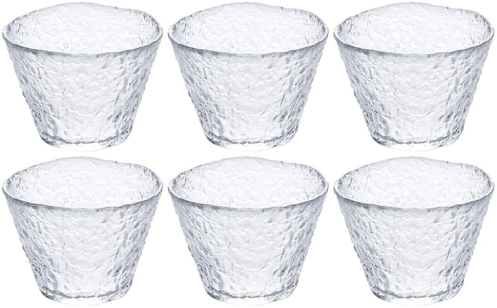 ADERIA Tsugaru Vidro First Snow Free Cup 180ml 6 Pieces Made In Japan Glass Highball Cup Beer Stylish Glass Sake Tumbler Whiskey Gift for Retirement