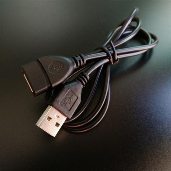 Cablu de prelungire USB 2.0 de 1 m, conector de cablu de sincronizare a datelor de tip masculin la femel