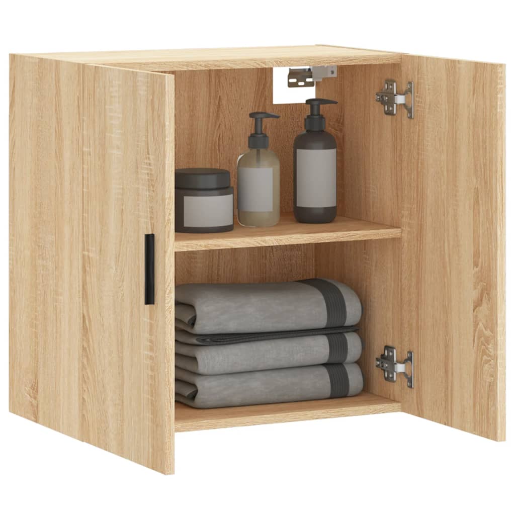 Wall Cabinet Sonoma Oak 60 x 31 x 60 cm Engineered Wood