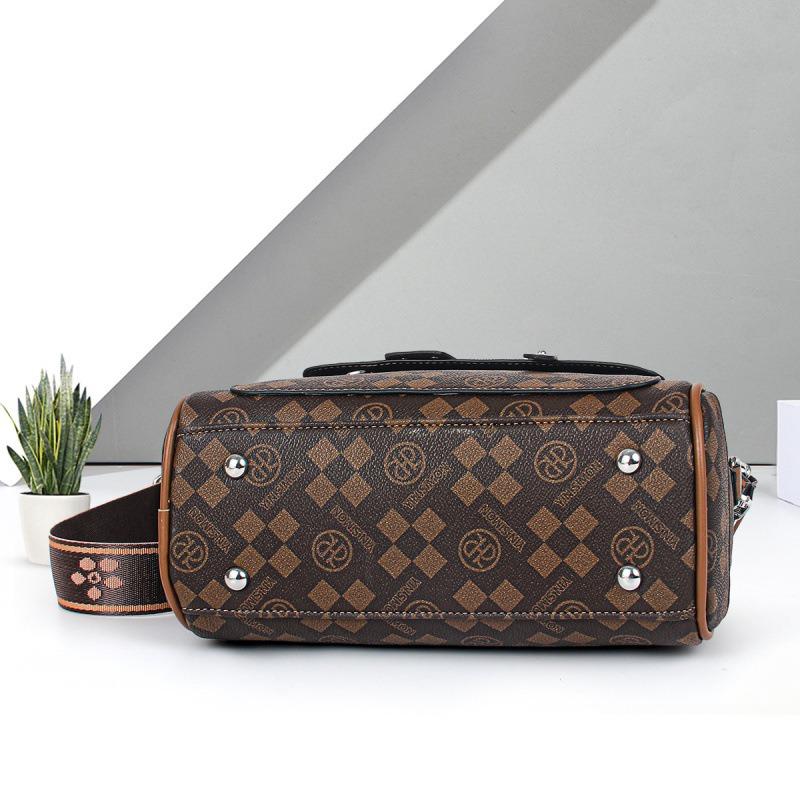 Popular bags New trendy high-end fashion women's small square bag Printed versatile shoulder messenger bag