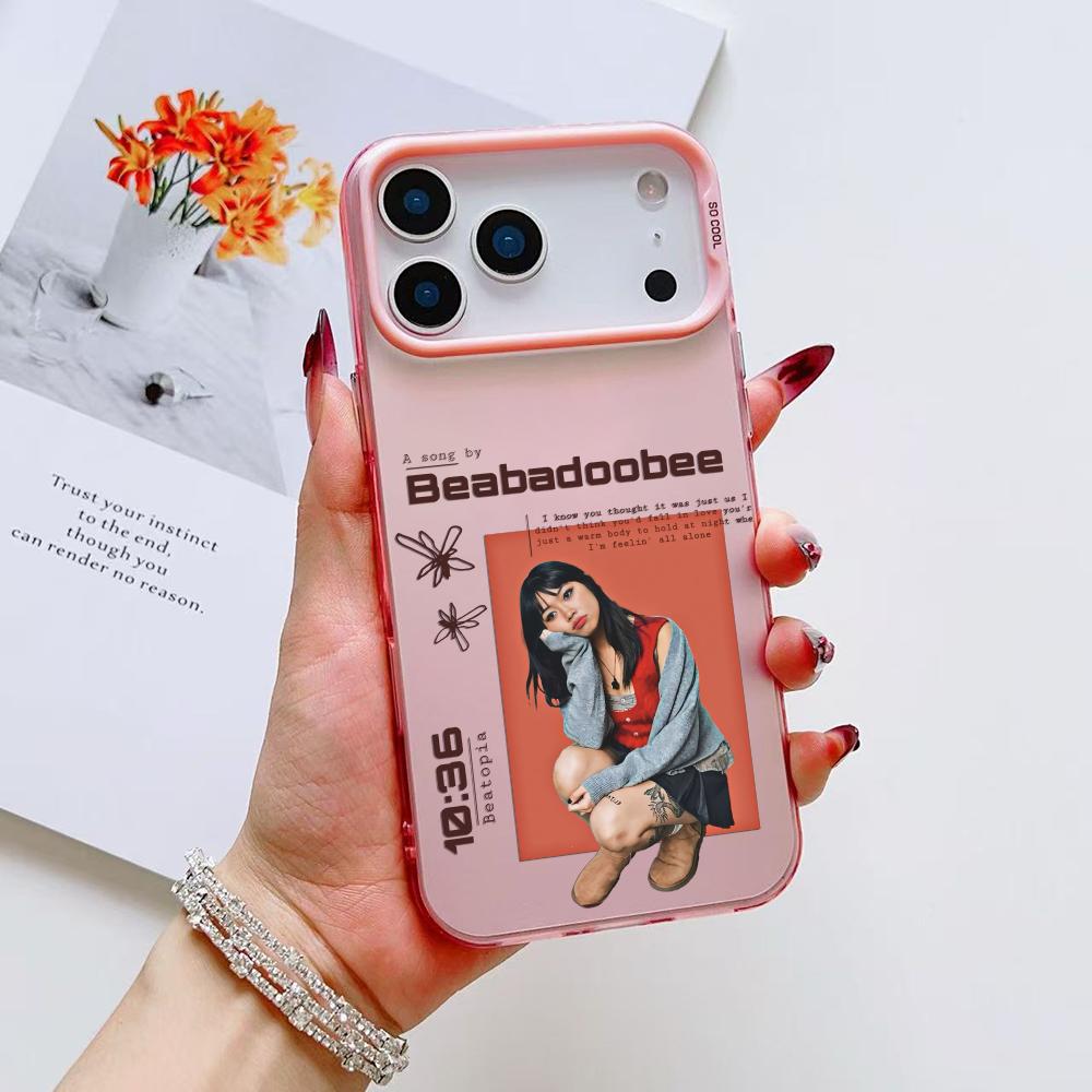 

Singer B-BeabadoobEES Phone Case For iPhone 17 16 15 14 13 12 11 Pro Max Air Matte Laser Aurora Shockproof Funda iPhone 13