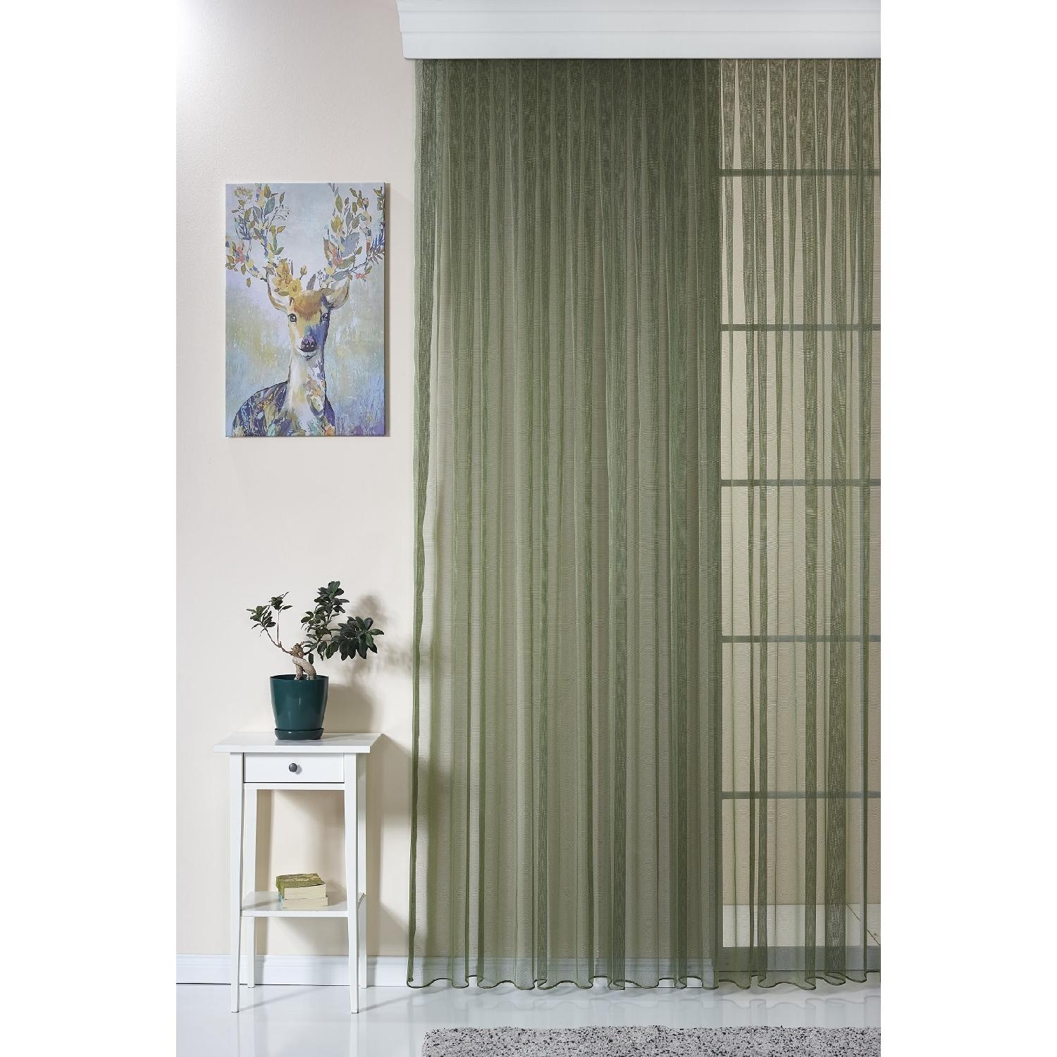 

Изумрудно-зеленая зеленая глажка яркая тюлевая занавеска - Olin - без ворса - экстракты усадки 100 x 250