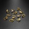 Piercing Finto a Clip Anello Naso Cuffia Gioielli per il Corpo per Donne Nuova Tendenza 1 Pezzo Cuffie per Orecchie Cuore Stella Fiori Farfalla Anelli a Clip KAE197