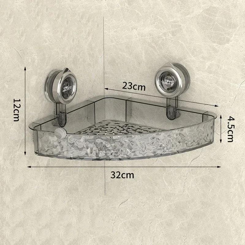 

Полка-корзина для хранения на присосках для душевой комнаты, органайзер для дома и ванной комнаты, плавающая полка, декоративные аксессуары для ванной комнаты, простая установка