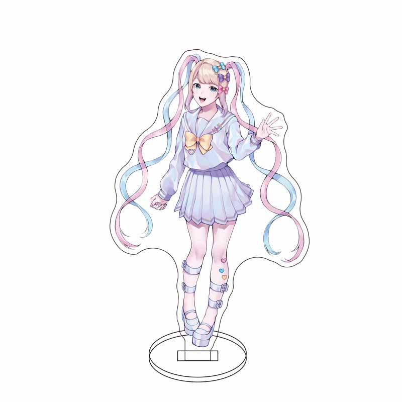 

15cm Hot Game Needy Girl Overdose Figures Acrylic Stand Sugar Sugar Chaotian Sauce Cosplay Model Desk Decor Fans Gift 15 cm