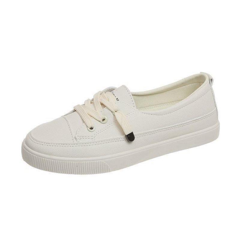 Casual shoes women's spring new board shoes leather surface white shoes women's versatile women's shoes