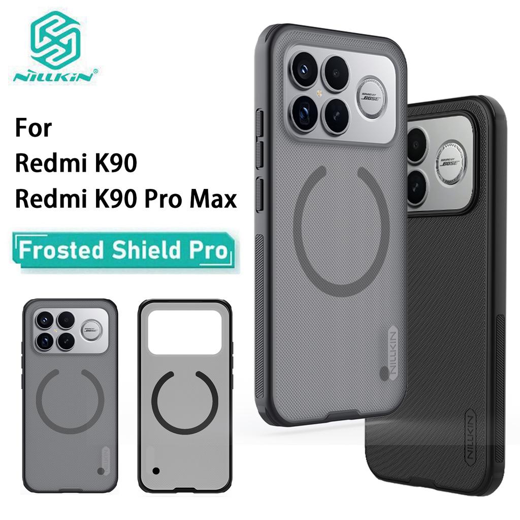 For Redmi K90 Pro Max Phone Case Nillkin Super Frosted Shield Pro Magnetic Hard PC+TPU Shell Shockproof Back Cover