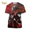 Moda Uomo Cool Kurosaki Ichigo Girocollo Casual Unisex Cosplay Maglietta Cool Anime Giapponese BLEACH Stampa 3D Maglietta Top