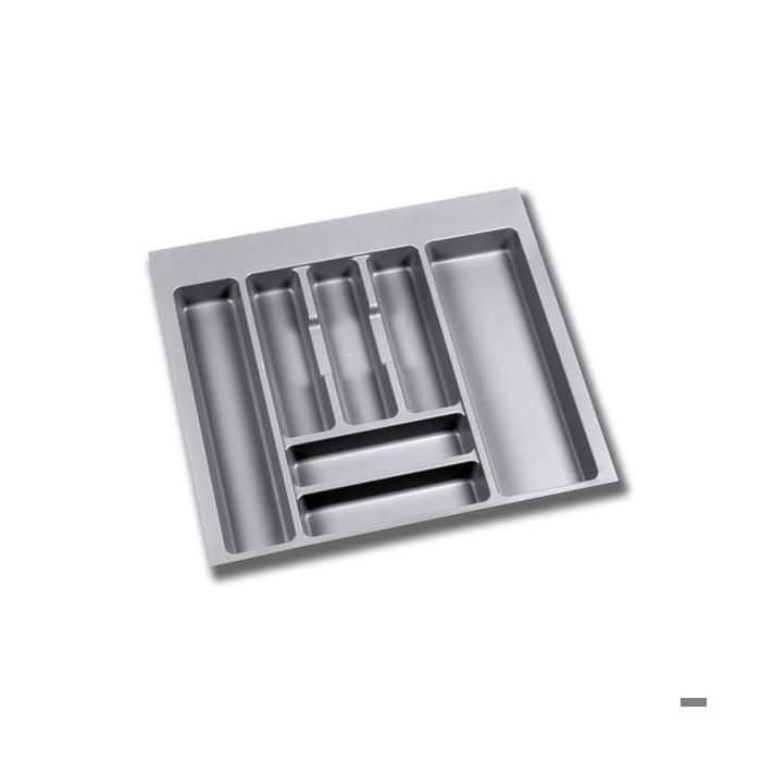 Range-couvert - Emuca - Optima Universal - 600 Mm - Plastique Gris - Recoupable