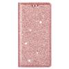 Für Samsung Galaxy A55 5G Handytasche Glitter PU Leder Stand Kartensteckplätze Abdeckung
