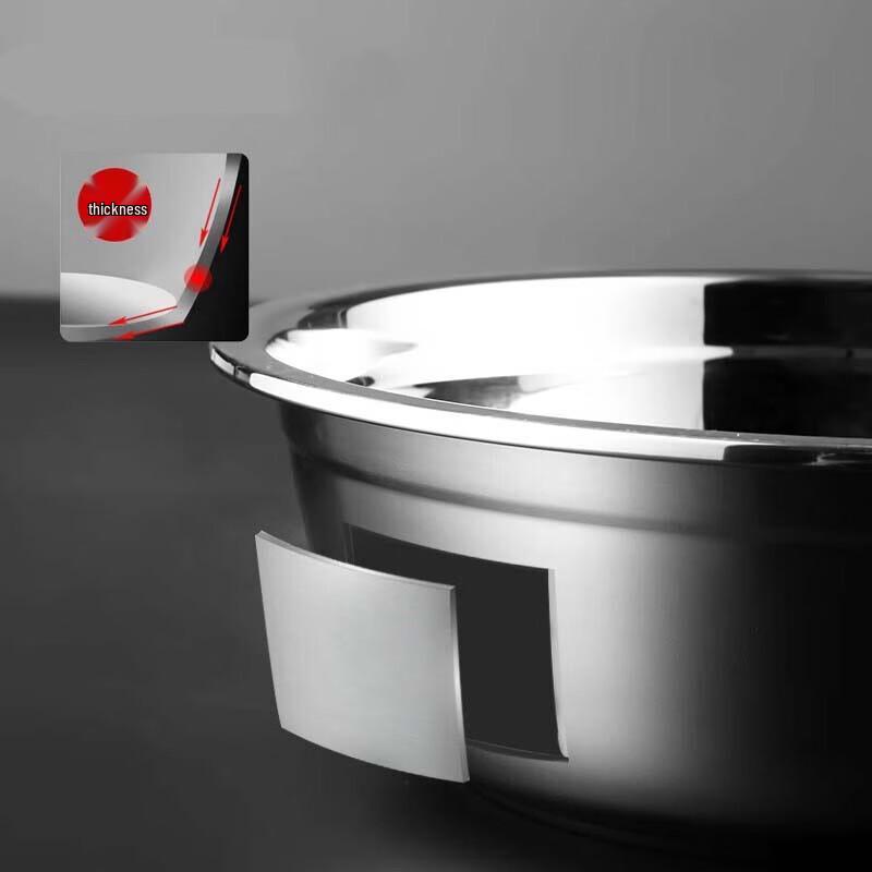 18CM 304 Stainless Steel Induction Soup Bowl