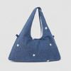 Atil Studio Fleur Lou Drawing Washed Mini Bow Bag _ [Blue]