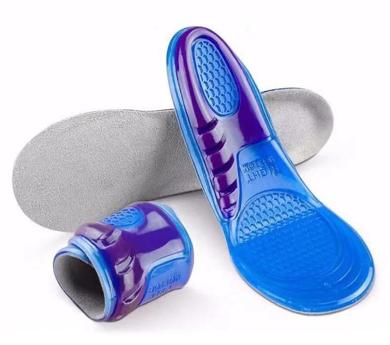 Solette in Silicone GEL per Scarpe Plantare Ortopedico con Supporto per Arco Plantare Morbidi Inserti per Scarpe Sportive Modello Antiscivolo per Uomo Donna Suola Scarpa