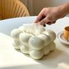Nordic Style Tissue Box Cover Modern Design Decorative Napkin Holder Marshmallow Shape Refill Type Tissue Holder Living Room
