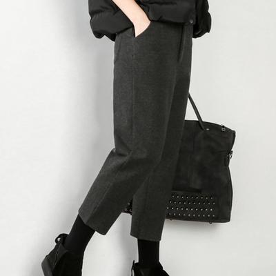 Autumn and Winter New Korean Version of High-waisted Loose Harlan Pants