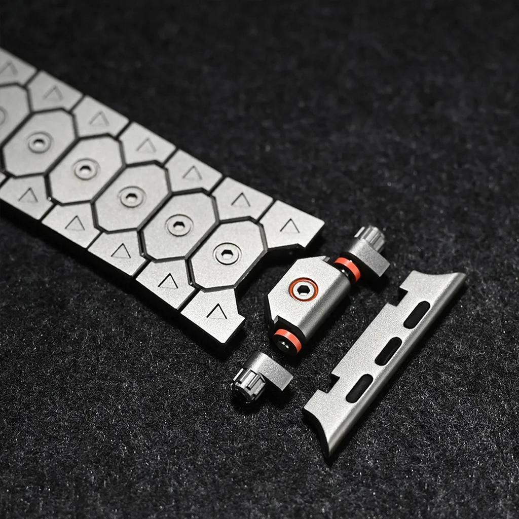 Titanium Color Stainless Steel Bracelet Strap For Apple Watch Ultra 2 49mm Series 10 46mm iWatch 9 8 7 SE 45 44 42 41 40 38mm