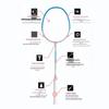 Qing Meng Beginner Aluminum Badminton Racket Set