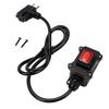 Inline Cord Switch with 4ft 18AWG Cable Piggyback Plug 16A IP67 Water Proof Inline Power Switch NEMA 5 15P Plug and 5