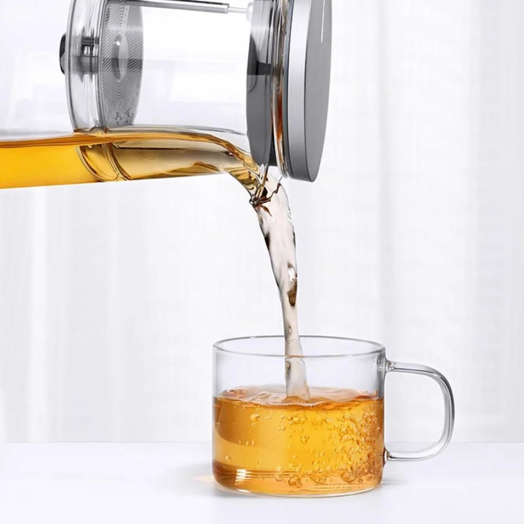 Magnetschalter-Teekanne, High-End-Teeservice, Tee-Wasser-Trennung-Teekanne, Haushalts-Teezubereitungswerkzeug, hitzebeständiges Glas-Tee-Dis