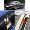 Car TPU/Glossy Mirror Pillar Post Cover For Volkswagen VW CC 2010 2011 2012 2013 2014 2015 2016 2017 2018 Door Window Stickers