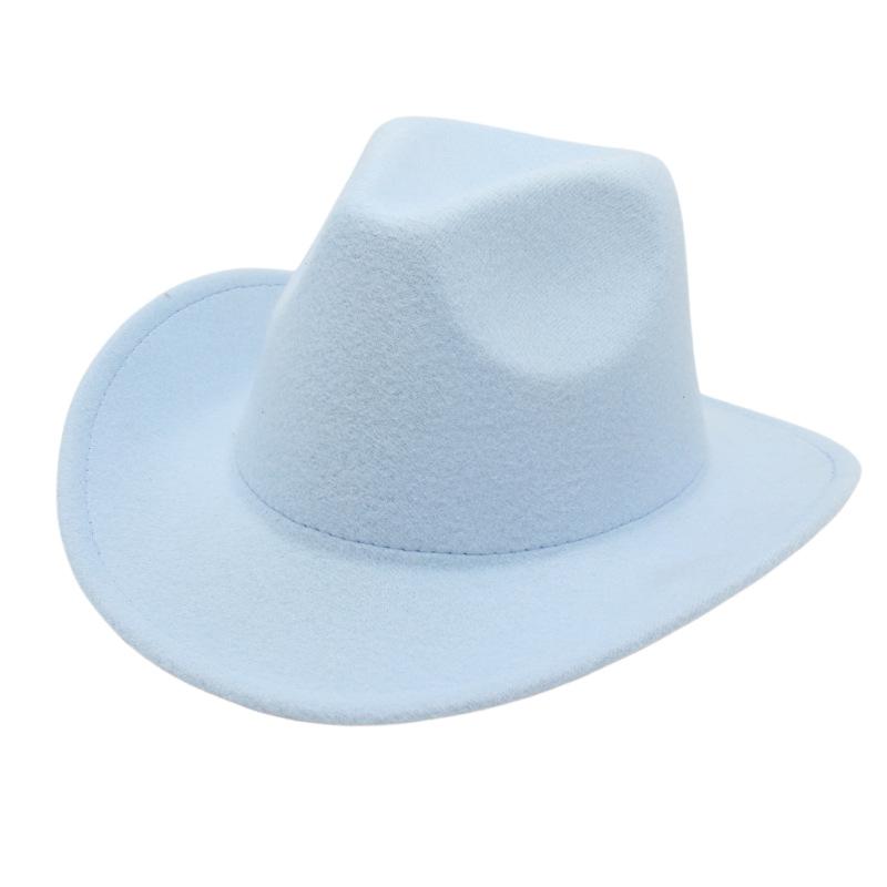Western Cowboy Top Hat Stage Performance Outdoor Shading Sun Protection Ethnic Style Tibetan Panama French Retro