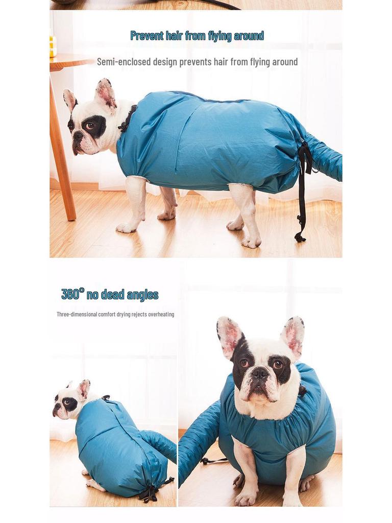 Sac de uscare pentru păr de animale de companie și suflantă pentru câini și pisici