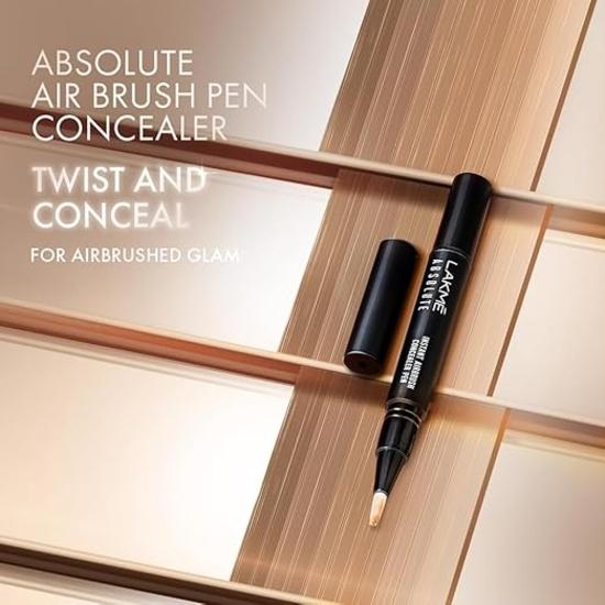 LAKMÉ Absolute Instant Airbrush Luminous Concealer Medium Coverage For All Skin Types Pencil - Cinmon, Pack Of 1