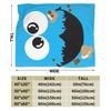 Cookie Monsters Blanket Quality Super Soft  Throw Blanket Winter Boy Girl Living Room Fashion Bedspread