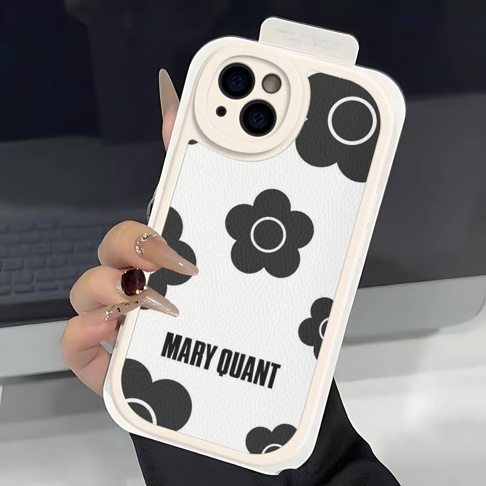 

Fashion Brand Q-Quant Mary Phone Case For IPhone 16 15 14 11 12 13 Pro Max Plus Back Leather Shell iphone 11