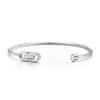 GEIGER Jewelry Signature Simple Bangle Silver Bracelet GISVBB003