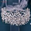 TOPQUEEN SH349 Wedding Dress Belts Bridal Sash Woman Flowers Belt for Evening Gown Handmade Rhinestones Embellished Belt