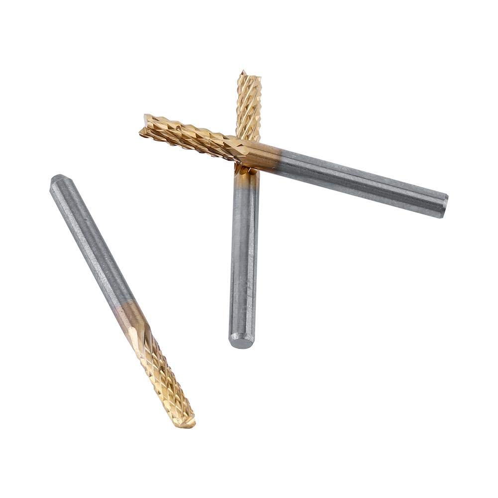 Acogedor End Mill, Carbide End Mill, High Hardness, Blade Diameter: 3.175mm, Pack of 10