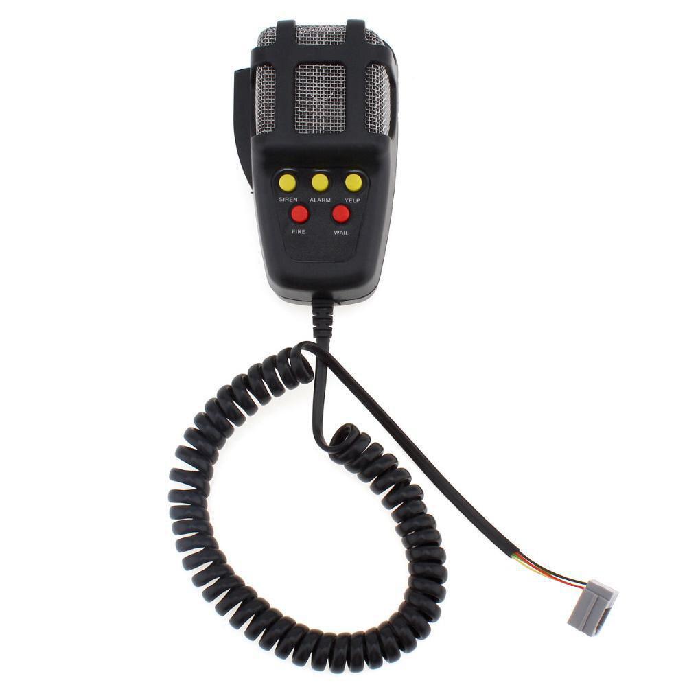 7-zvukový hlasitý výstražný alarm do auta Policejní požární siréna Air Horn PA reproduktor 12V 100W