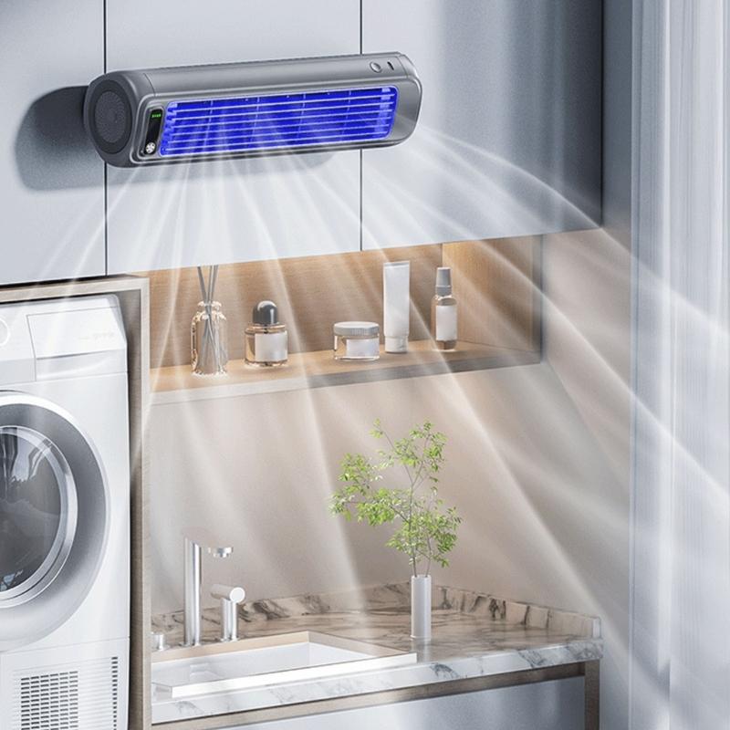 Rechargeable Quiet Desk Fan with Adjustable Airflows Quiet Cooling Fan ABS Texture Perfect for Office or Bedroom Use