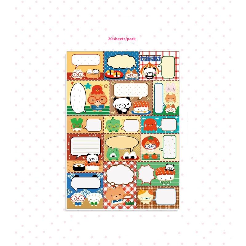 Kawaii Japonský Vintage Showa Styl Kniha Samolepek Roztomilý Deník Scrapbook Dekor Materiál Pouzdro na Mobilní Telefon Papírnictví DIY Obtisky