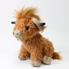 Simulation Highland Cow Animal Plush Doll Gentle Stuffed Highland Cow Cattlle Plush Toy Plushie Present designed for Children Boys Girls