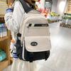 Large-capacity Leisure College Students Backpack Junior High School Schoolbag Middle Ins Style Female