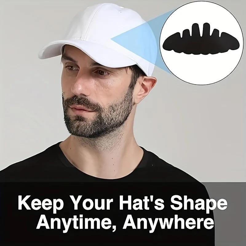 5/10pcs Baseball Cap Sweat Liner Absorbent Pads Insert,Outdoor Hard Hat Sweatband,for Sports Cap Wide Brim Caps- All-season,Knit