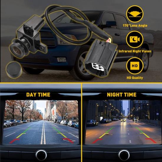 Rear View Backup Parking Reverse Camera For 2010 2011 2012 Ram 1500 2500 3500 K