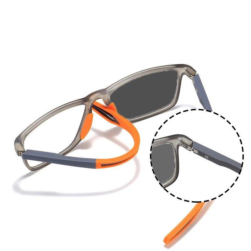 Sports Photochromic Myopia Glasses Unisex Flexible TR90 Outdoor UV Sunglasses Eyewear Men Women Ultralight Near Sight Eyeglasses