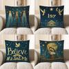 Home Decor Magic Kings with Stars Printed Pillow Cover Pattern Cushion Cover Suitable for Sofa Bedroom Car Pillow Cover