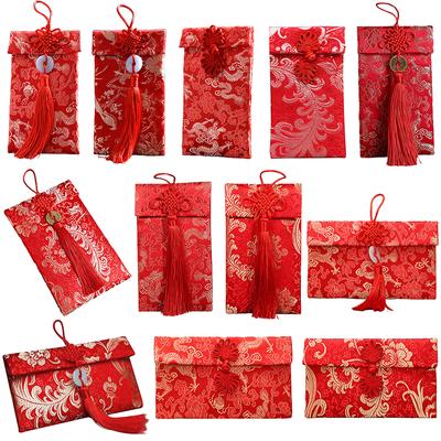 The Wedding Red Envelope Is a Good Gift. It Is a Gift of Creative Brocade Fabrics, 10,000 Yuan Red
