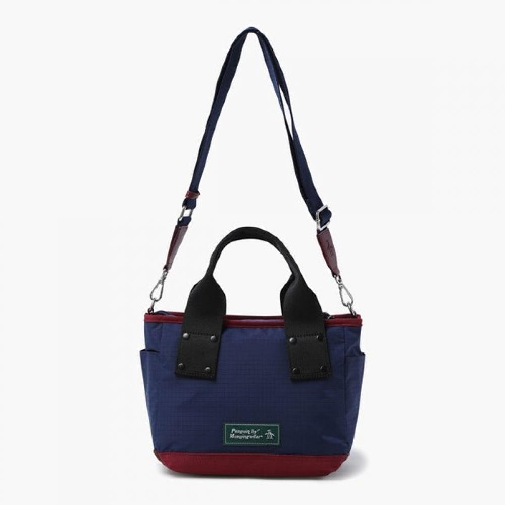 MunSingwear Women S Original Penguin Pocket Tote Bag Dark Navy Mr122pbg21