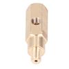 18in Oil Pressure Gauge Adapter Brass T Piece Sensor Sender Universal for Car Modification